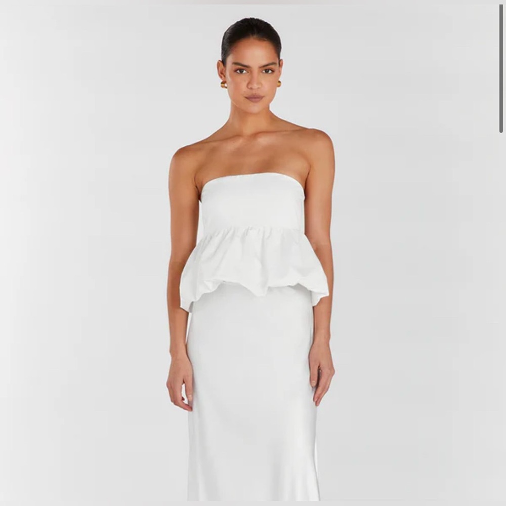 Dissh TULLULAH WHITE COTTON BUBBLE TOP